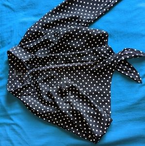 Button down crop top